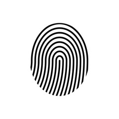 Fingerprint vector illustration.