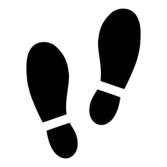 Shoes footprint icon