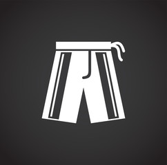 Travel related icon on background for graphic and web design. Creative illustration concept symbol for web or mobile app