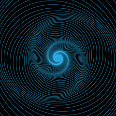 Psychedelic Hypnotic spiral