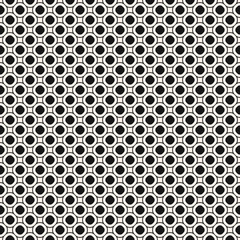 Black and white geometric seamless pattern. Vector abstract background with mosaic elements, angular shapes, broken lines. Simple monochrome repeat texture. Design for decor, print, wallpapers, cloth