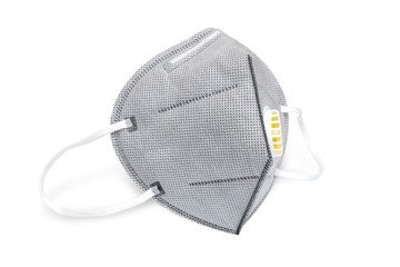 protection factor for PM2.5  Filtering face mask-safty white mask on white background