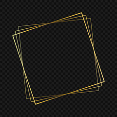 gold luxury frame