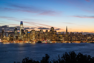 Fototapeta premium Sunset in the City