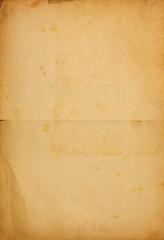 Vintage paper background with text imprint