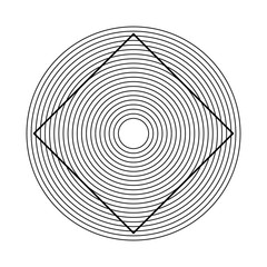 Ehrenstein geometric optical illusion