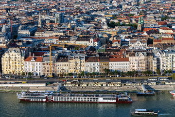 Fototapeta na wymiar Budapest, Hungary cityscape and urban skyline