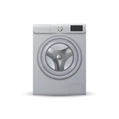 Realistic modern washing machine