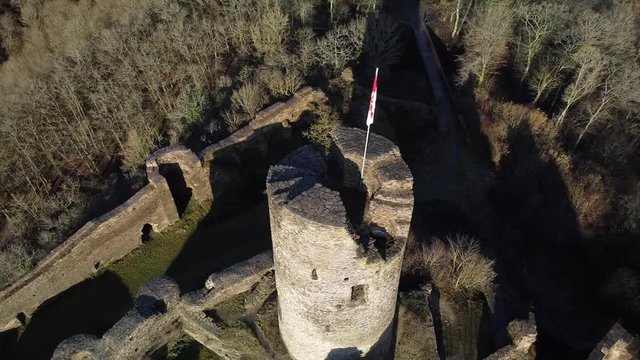 Winneburg Ruine bei Cochem, Moseltal, Rheinland-Pfalz, Deutschland