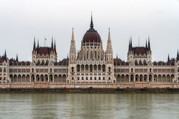 Fototapeta na wymiar Budapest Parliament Building