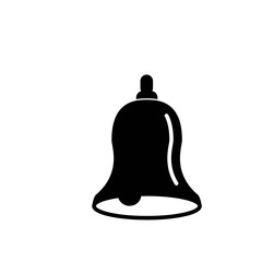 bell and christmas bells icon design vector logo template EPS 10