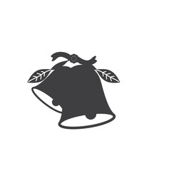 Obraz premium bell and christmas bells icon design vector logo template EPS 10