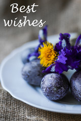 Minimal easter concept. Happy Easter card