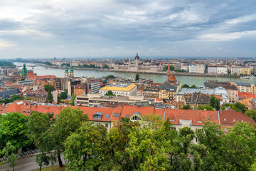 Fototapeta na wymiar Budapest, Hungary cityscape and urban view
