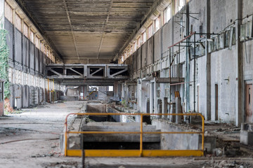 Details of an old abandoned factory