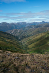 Fototapeta premium Beautiful and green valley in el Bierzo, León, Spain.