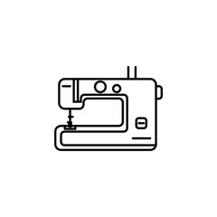 sewing machine, family line icon on white background