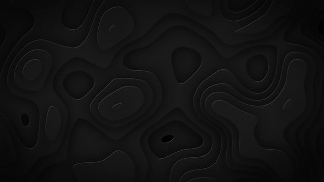 Abstract Topography Patterns And Shapes Seamless Looping/ 4k animation of an abstract background with topography textured patterns and layers of rounded paper shapes seamless looping