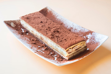 Tiramisu traditional italian dessert