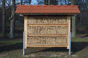Insektenhotel im Gutspark Neukladow (Berlin)