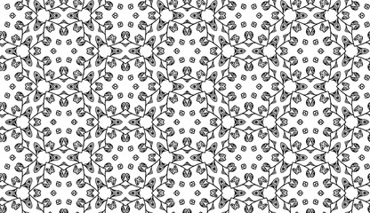 seamless background with floral pattern