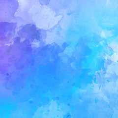 Fototapeta na wymiar mint blue watercolor paper background vector illustration.
