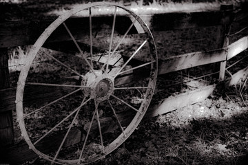 Fototapeta na wymiar country wheel