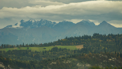 Jesienny przymrozek w Tatrach 