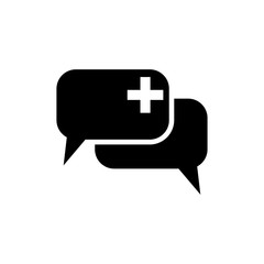 bubble speech icon design vector logo template EPS 10