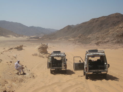 Break in the desert