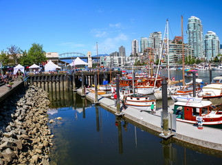 Granville Island: Beautiful market in Vancouver / British Columbia BC / Canada
