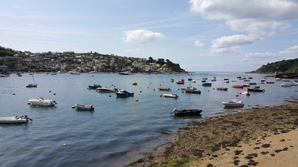 boats on beach