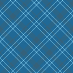 Fototapeta premium Seamless pattern in wonderful night blue colors for plaid, fabric, textile, clothes, tablecloth and other things. Vector image. 2