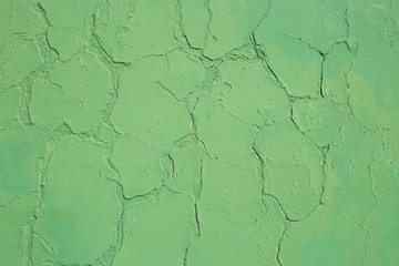 light green wall with wrinkles