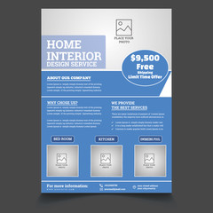 Construction Flyer/ Home Interior Design service