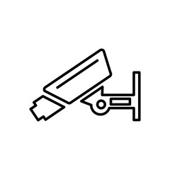 fixed cctv,security camera icon design vector logo template logo EPS 10