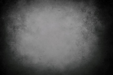 Gray grungy canvas background
