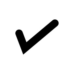 check mark icon design vector logo template EPS 10