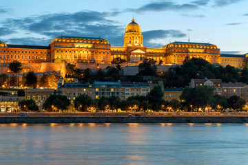 Fototapeta na wymiar Sunset in Budapest, Hungary