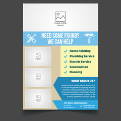Home Cleaning Flyer Templete,Home Cleaning Flyer