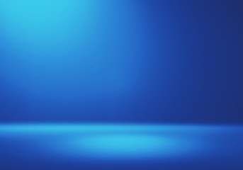 3D Illustration. Royal Blue background for product placement