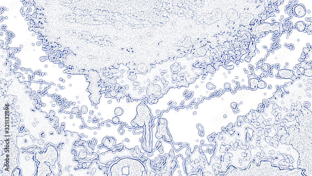 Aufkleber abstract background with snowflakes and place for text