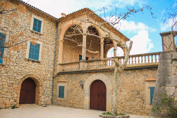 Son Marroig building at the western coast of Mallorca, Spain