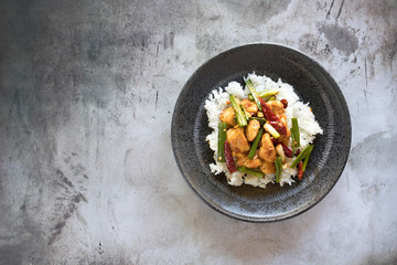 Spicy Cashew Chicken