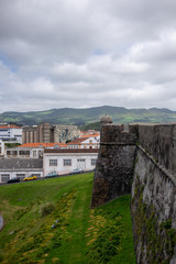 Fototapeta na wymiar Sao Joao Baptista Fort in Angra do Heroismo, Terceira, Azores
