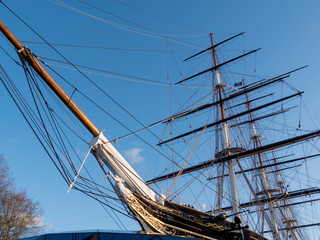 UK, England, London, Greenwich, Cutty Sark renovated