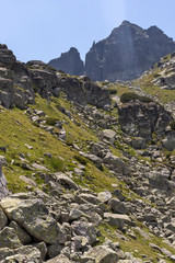Landscape of Prekorech circus, Rila Mountain, Bulgaria