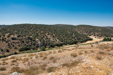 Fototapeta na wymiar Montañas de Castilla la Mancha