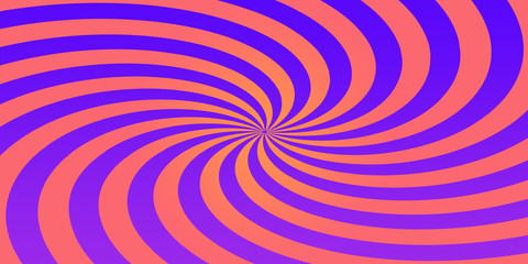 An abstract psychedelic twirl burst shape background image.