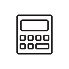 Calculator icon vector 